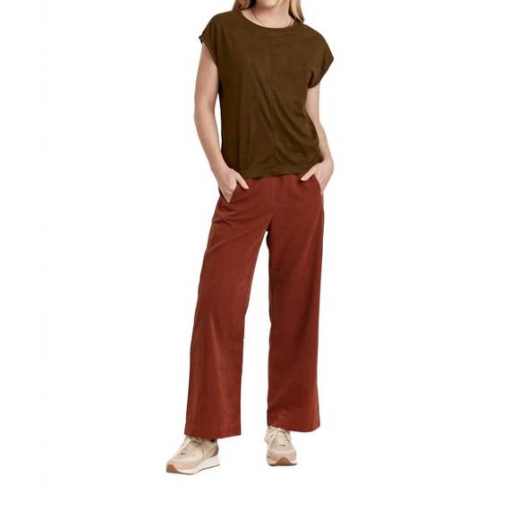 NEW ANOTHER LOVE paris pants in mahogany - Picture 4 of 4